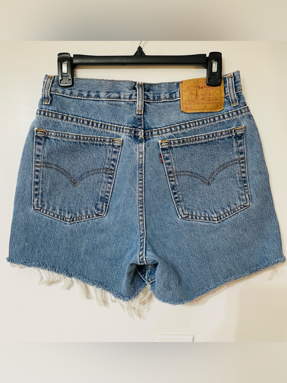 Vintage Levi's Women's Blue Denim Cutoff Shorts